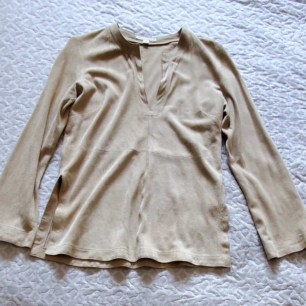 Elegant Tan Women's Top